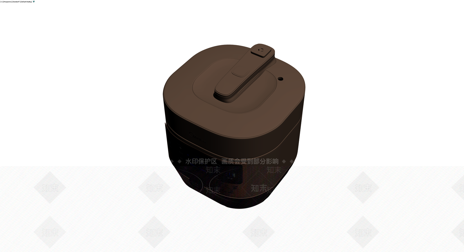 美的电压力锅模型3D模型下载【ID:1229843520】