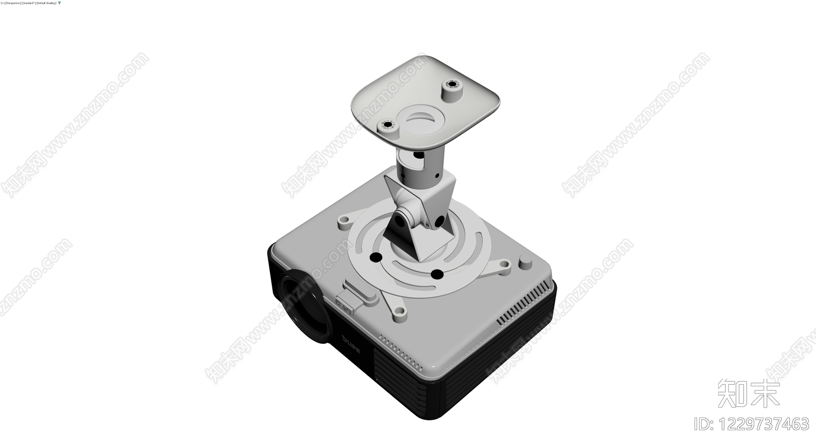 投影仪吊装支架组件3D模型下载【ID:1229737463】