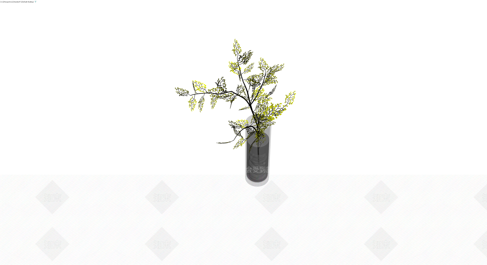 带盆绿植盆栽3D模型下载【ID:1229847478】