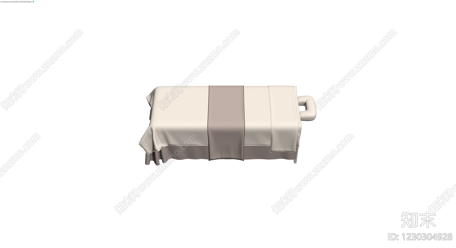 双人按摩床带罩3D模型下载【ID:1230304928】