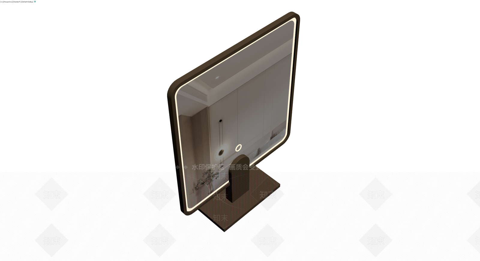 带灯台镜家具3D模型下载【ID:1230441161】