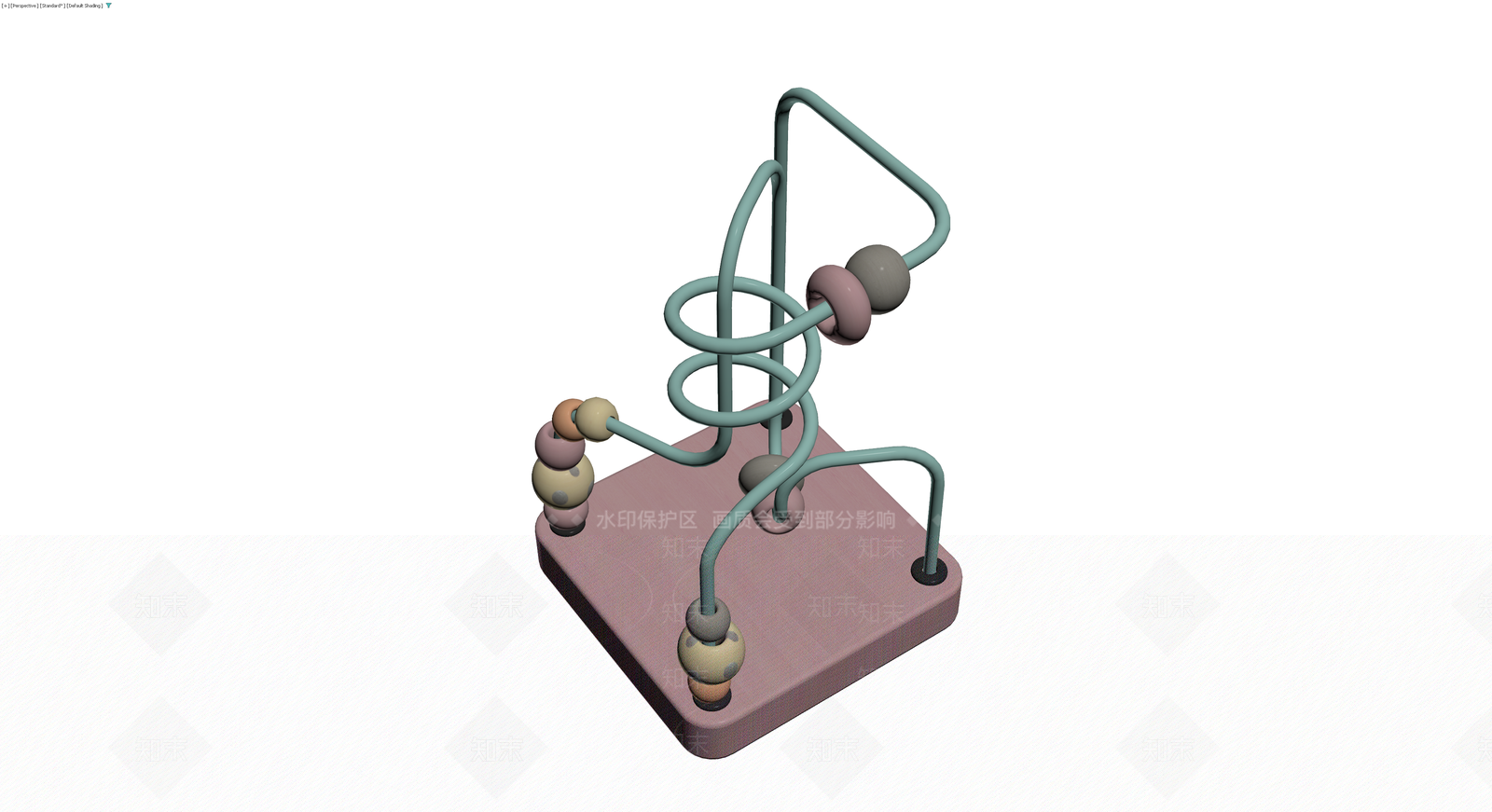 儿童串珠绕珠玩具3D模型下载【ID:1230752108】