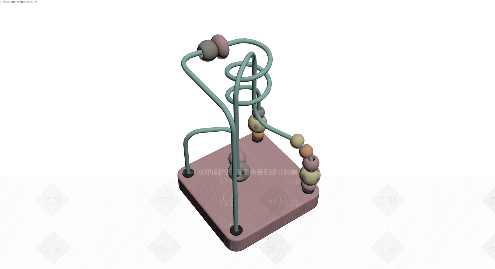 儿童串珠绕珠玩具3D模型下载【ID:1230752108】