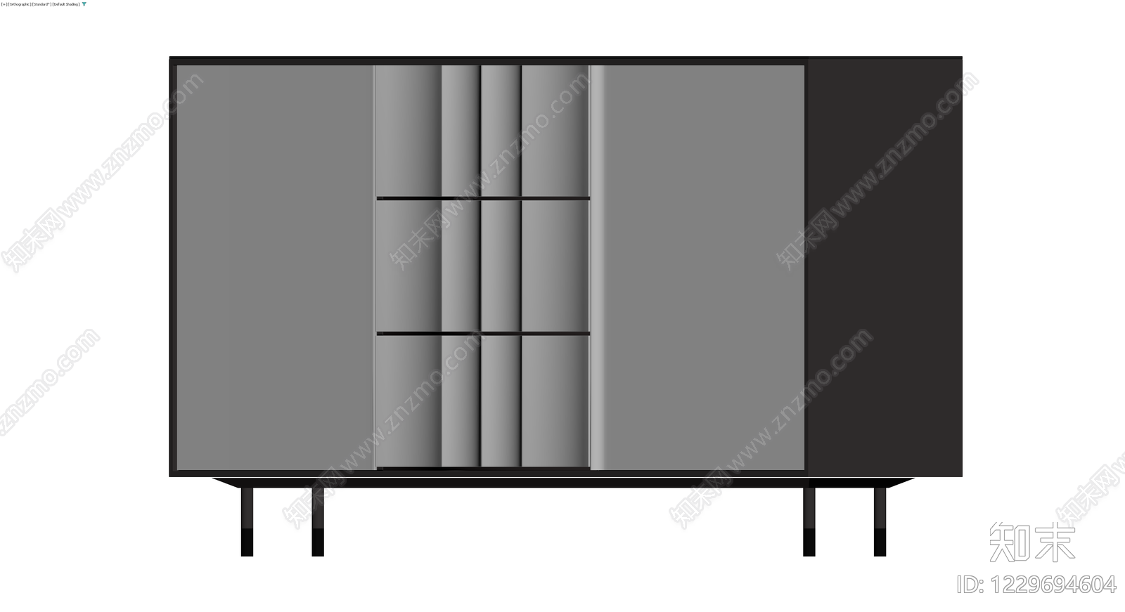 现代风格储物柜模型3D模型下载【ID:1229694604】
