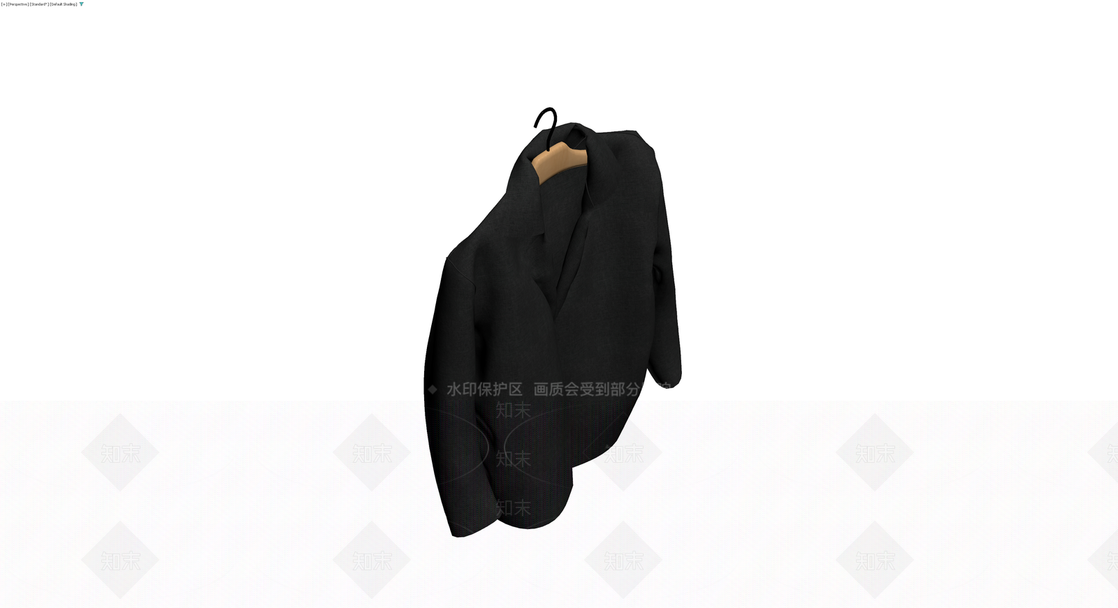 黑色西装外套模型3D模型下载【ID:1230593104】
