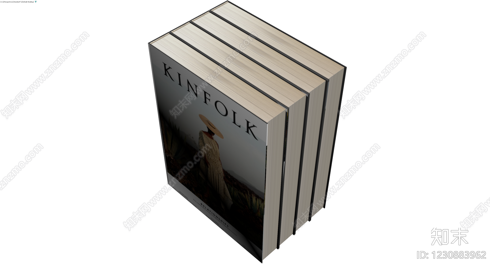 Kinfolk书籍四本套装3D模型下载【ID:1230883962】