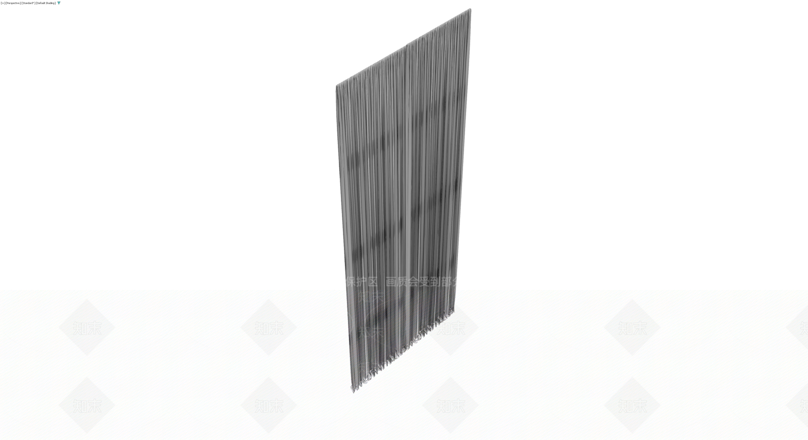 灰色流苏门帘模型3D模型下载【ID:1229605330】