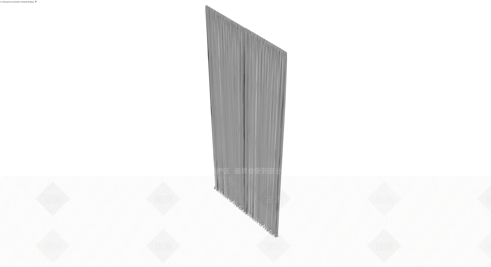 灰色流苏门帘模型3D模型下载【ID:1229605330】