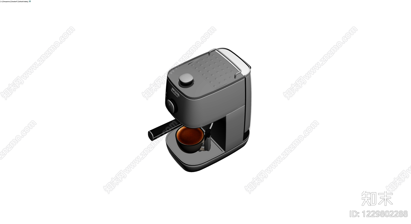 DeLonghi咖啡机灰模3D模型下载【ID:1229802288】