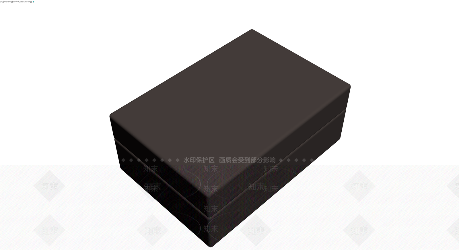 带锁扣深色收纳盒3D模型下载【ID:1230345357】