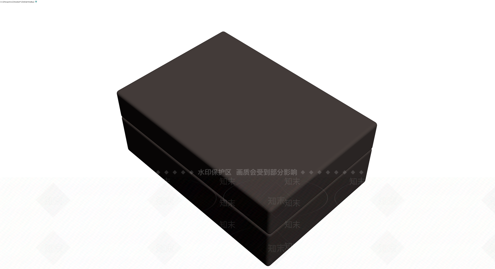 带锁扣深色收纳盒3D模型下载【ID:1230345357】