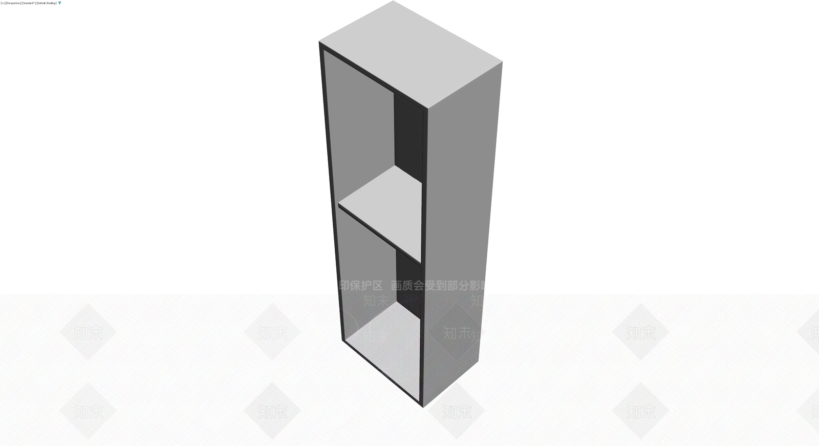 双层置物架灰模3D模型下载【ID:1230636133】