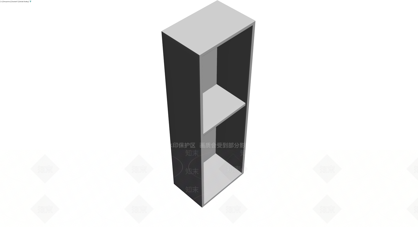 双层置物架灰模3D模型下载【ID:1230636133】