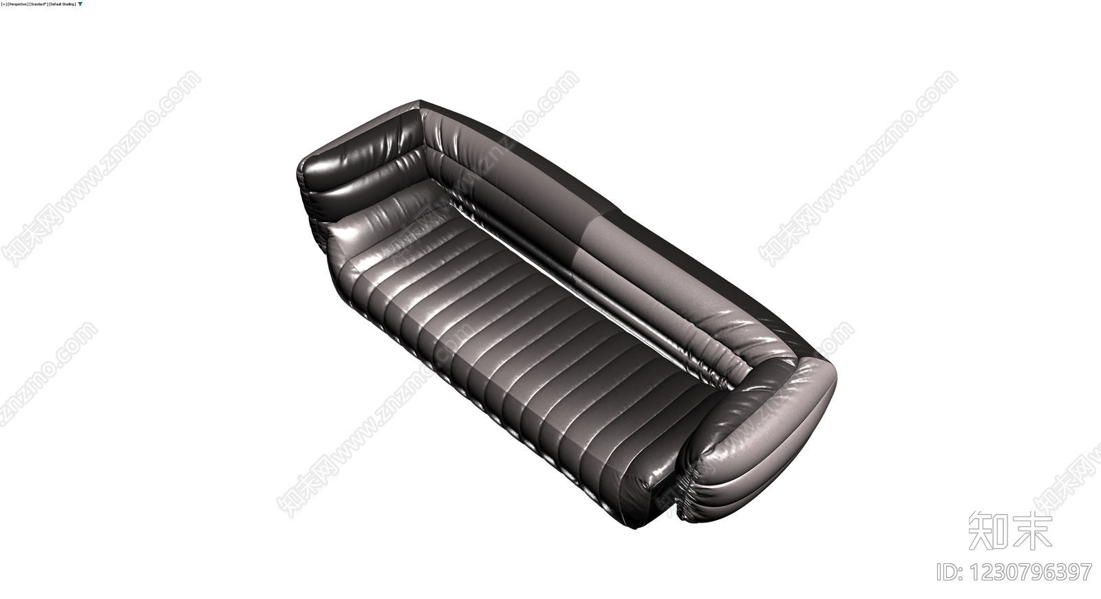 双人位充气沙发模型3D模型下载【ID:1230796397】