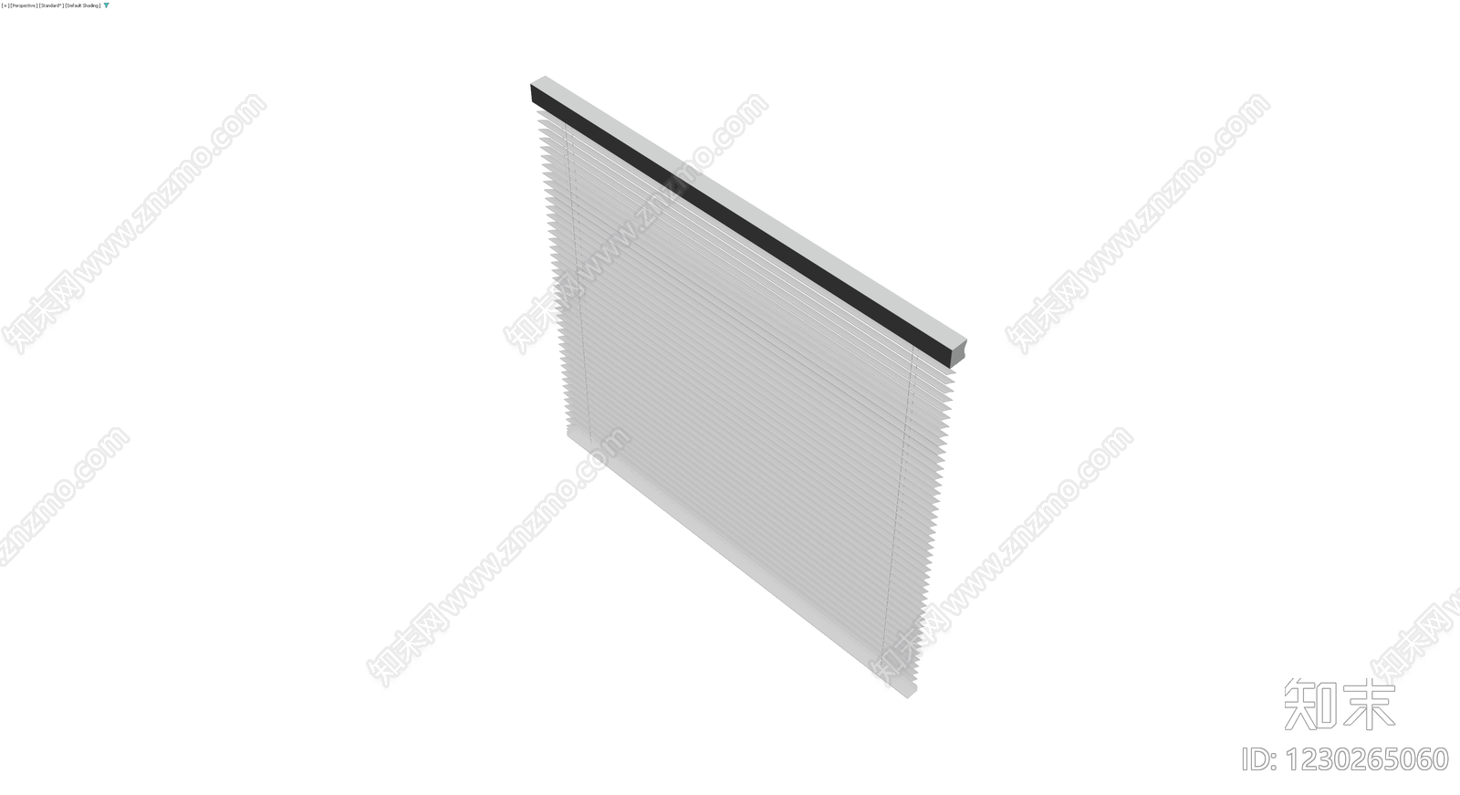白色百叶窗组件3D模型下载【ID:1230265060】