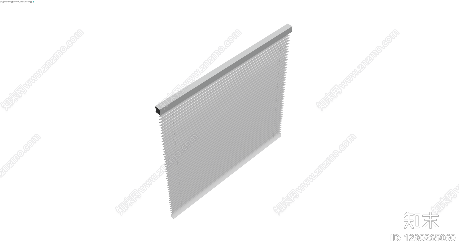 白色百叶窗组件3D模型下载【ID:1230265060】
