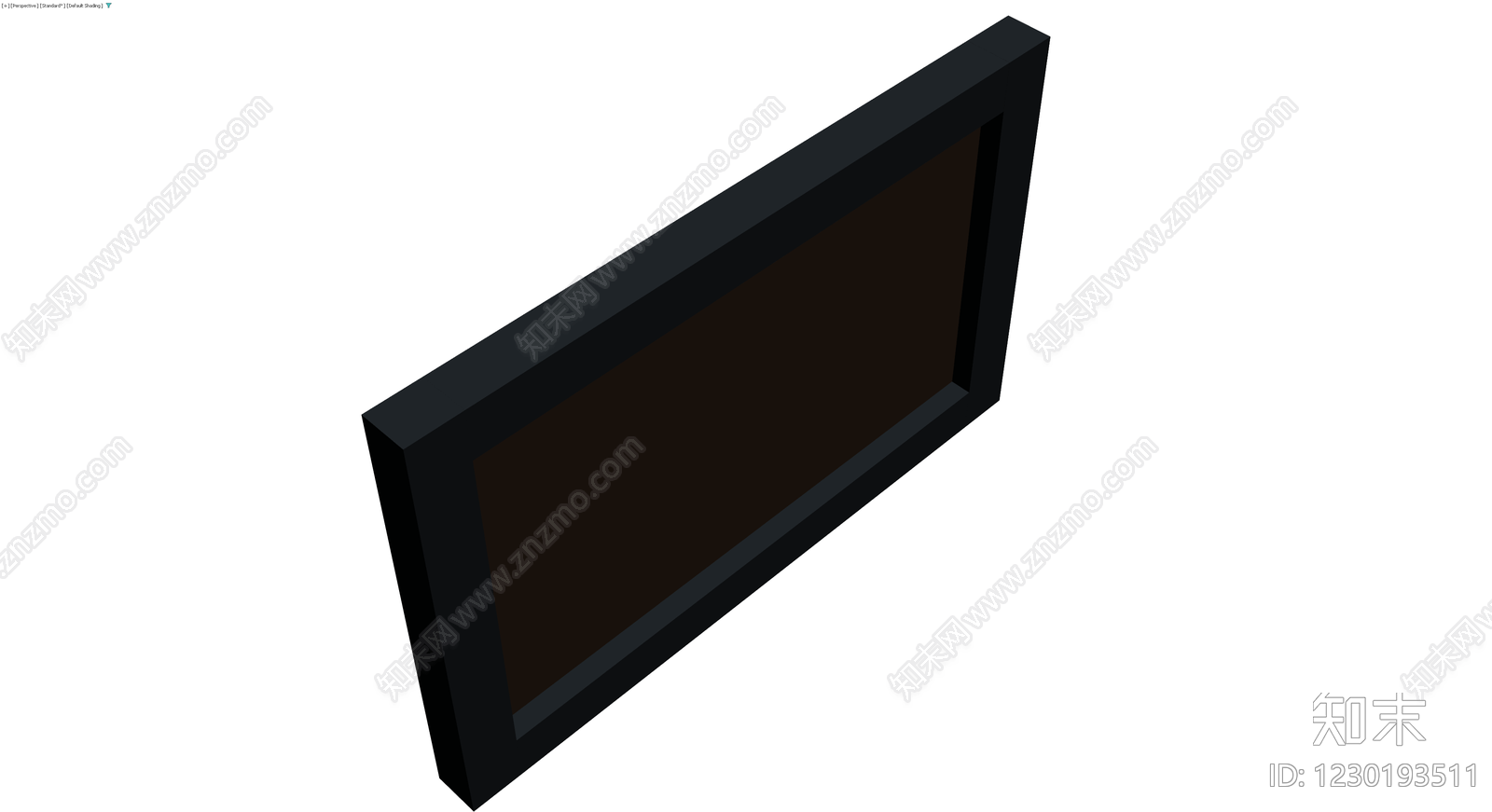 黑色多层装饰框3D模型下载【ID:1230193511】