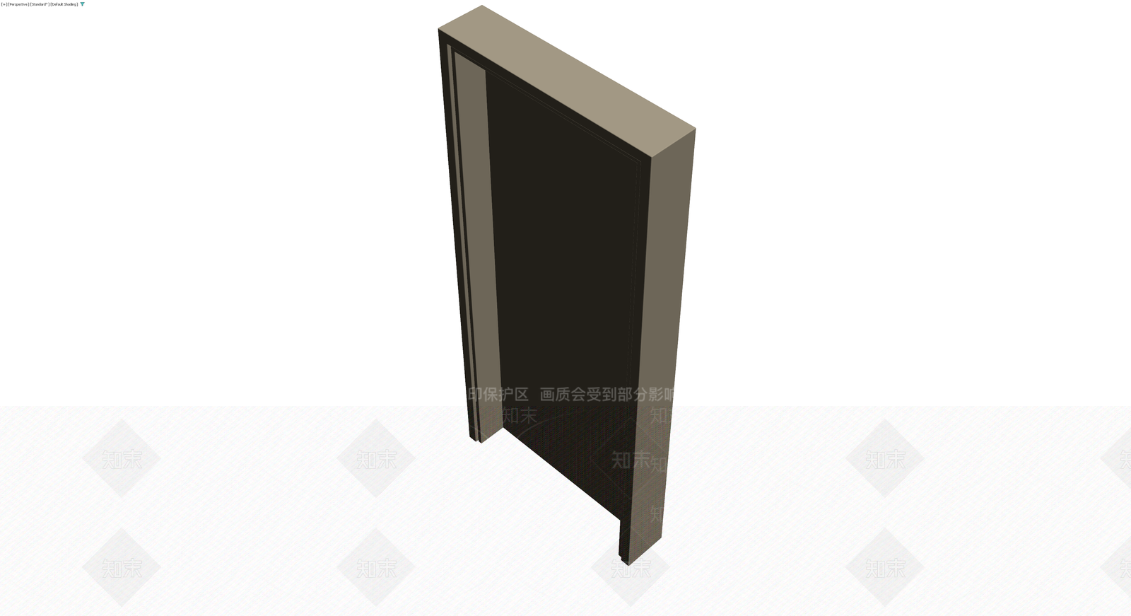 现代风格带锁入户门3D模型下载【ID:1230130502】