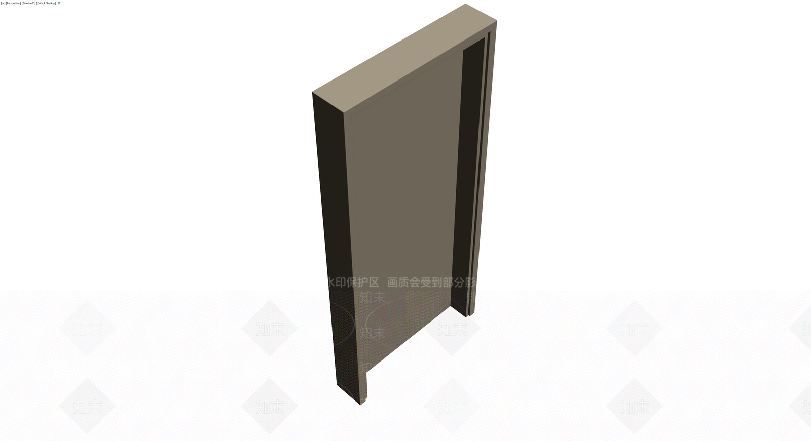 现代风格带锁入户门3D模型下载【ID:1230130502】
