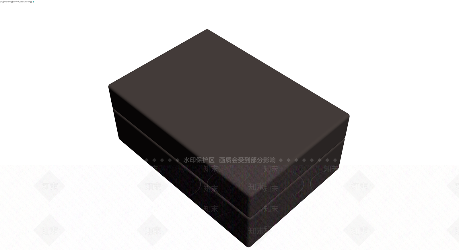 带锁扣黑色收纳箱3D模型下载【ID:1230345333】