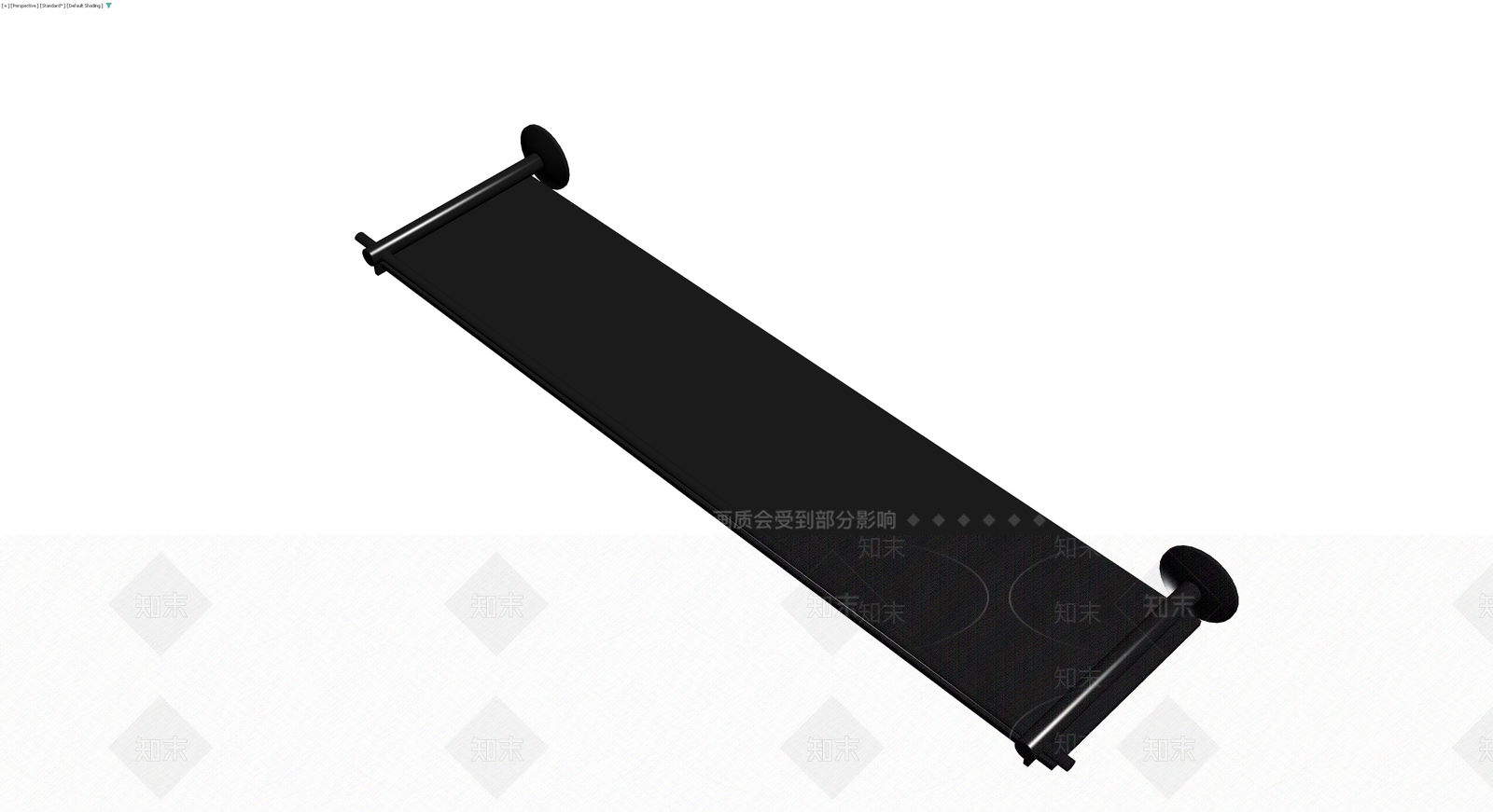 黑色伸缩晾衣架3D模型下载【ID:1230134213】