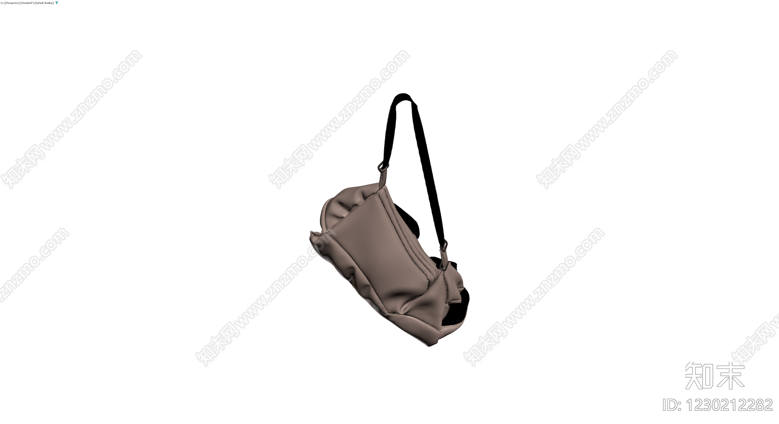 米色绗缝单肩包3D模型下载【ID:1230212282】