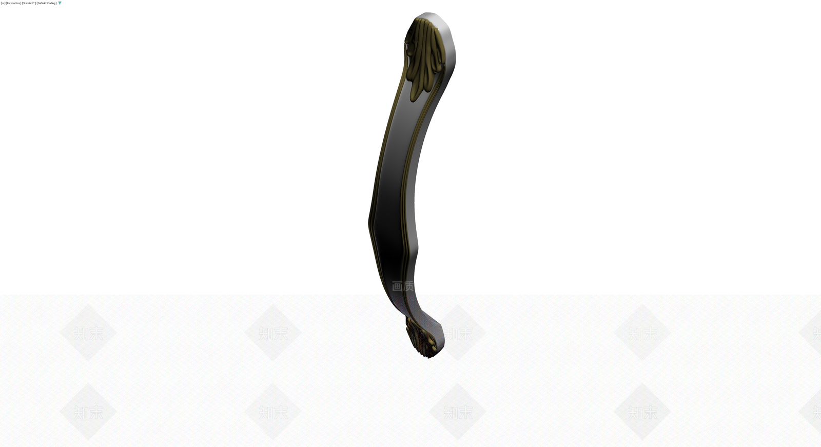 欧式金属把手3D模型下载【ID:1230111862】