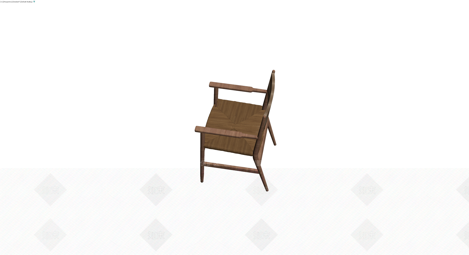 编织框架扶手椅3D模型下载【ID:1229977234】