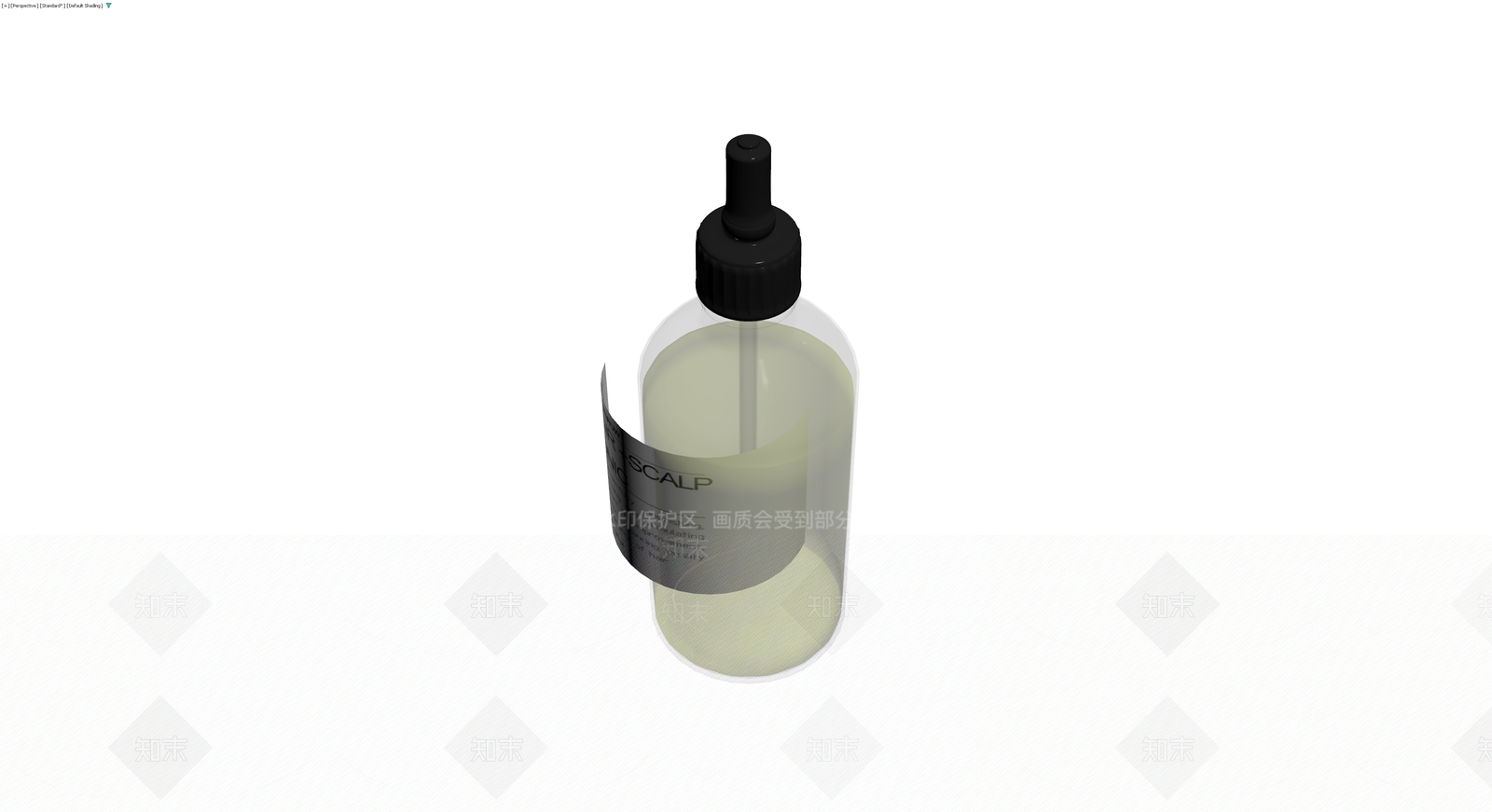 滴管瓶造型洗护用品3D模型下载【ID:1230748330】