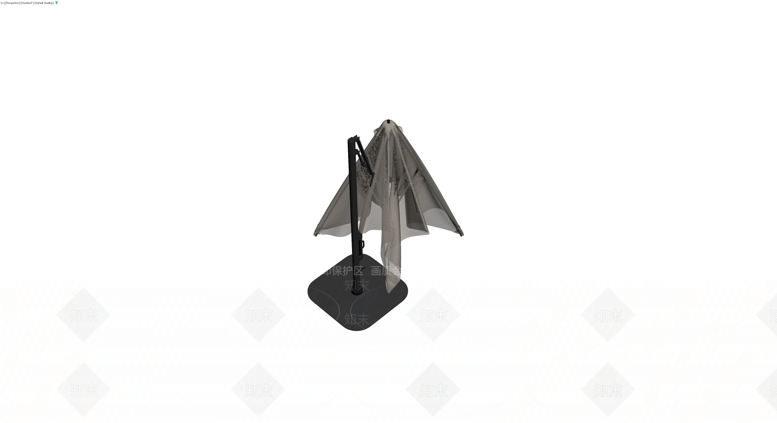 户外遮阳伞组件3D模型下载【ID:1229904294】