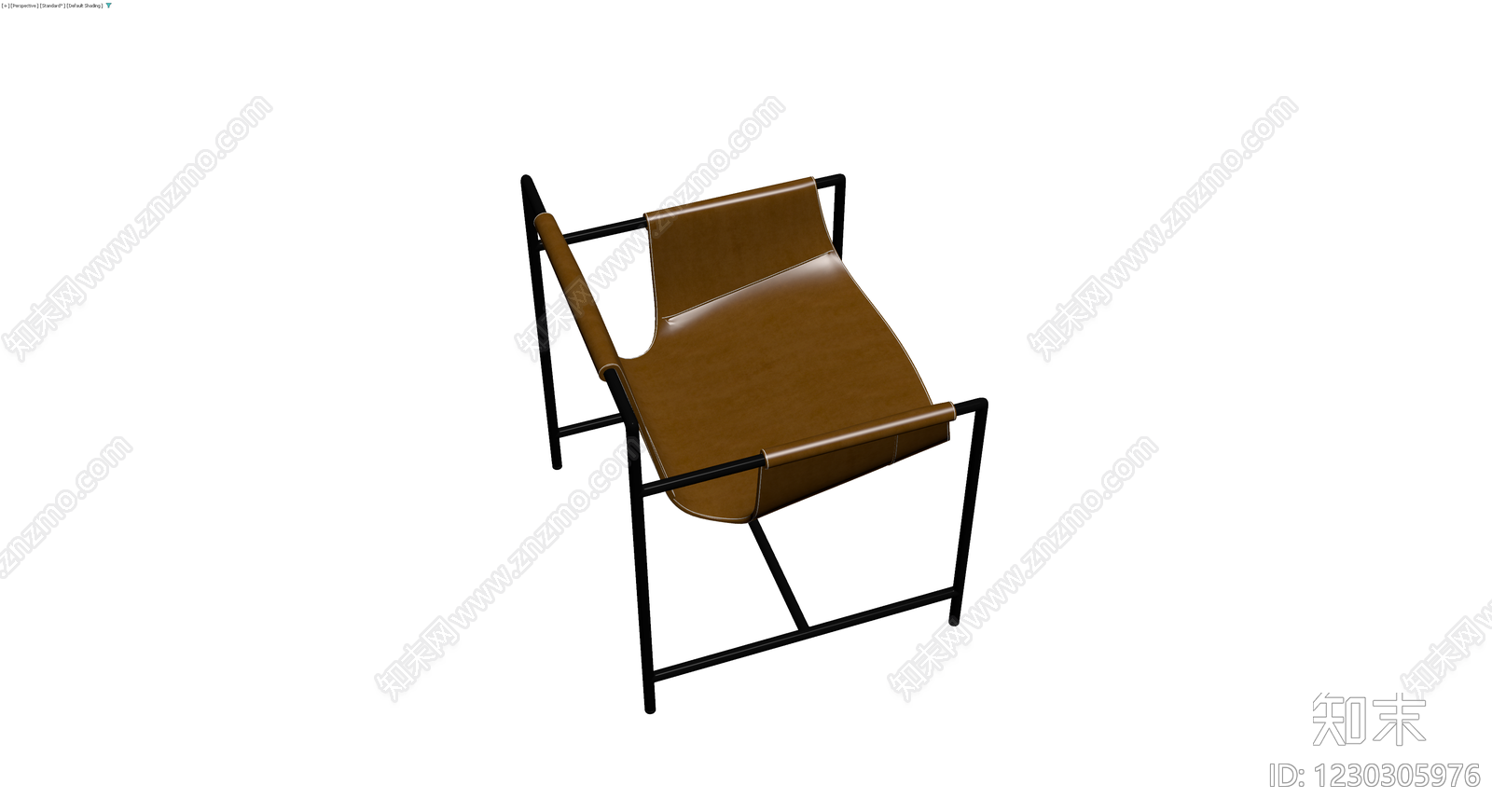 现代皮革金属框架椅3D模型下载【ID:1230305976】