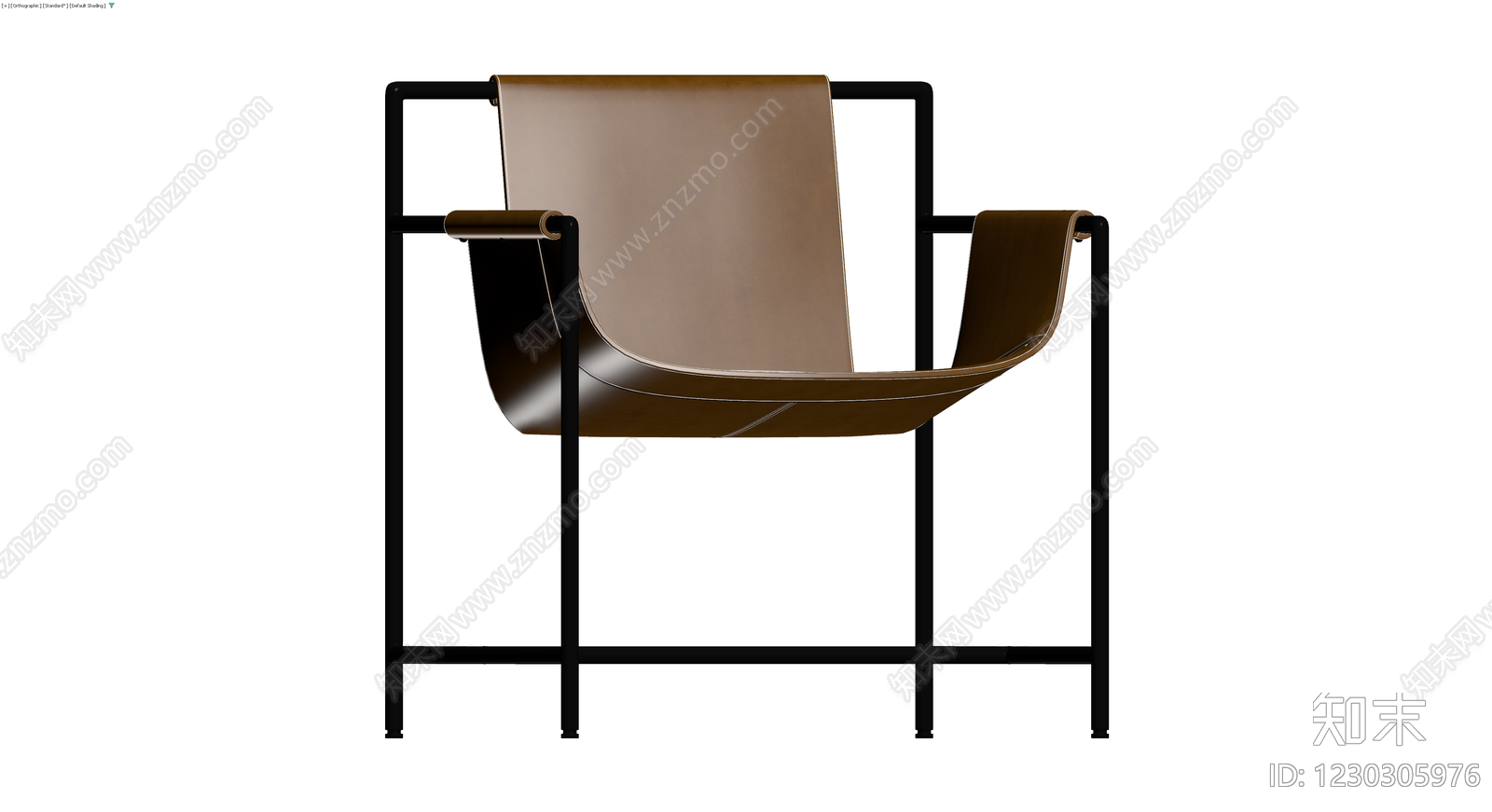 现代皮革金属框架椅3D模型下载【ID:1230305976】