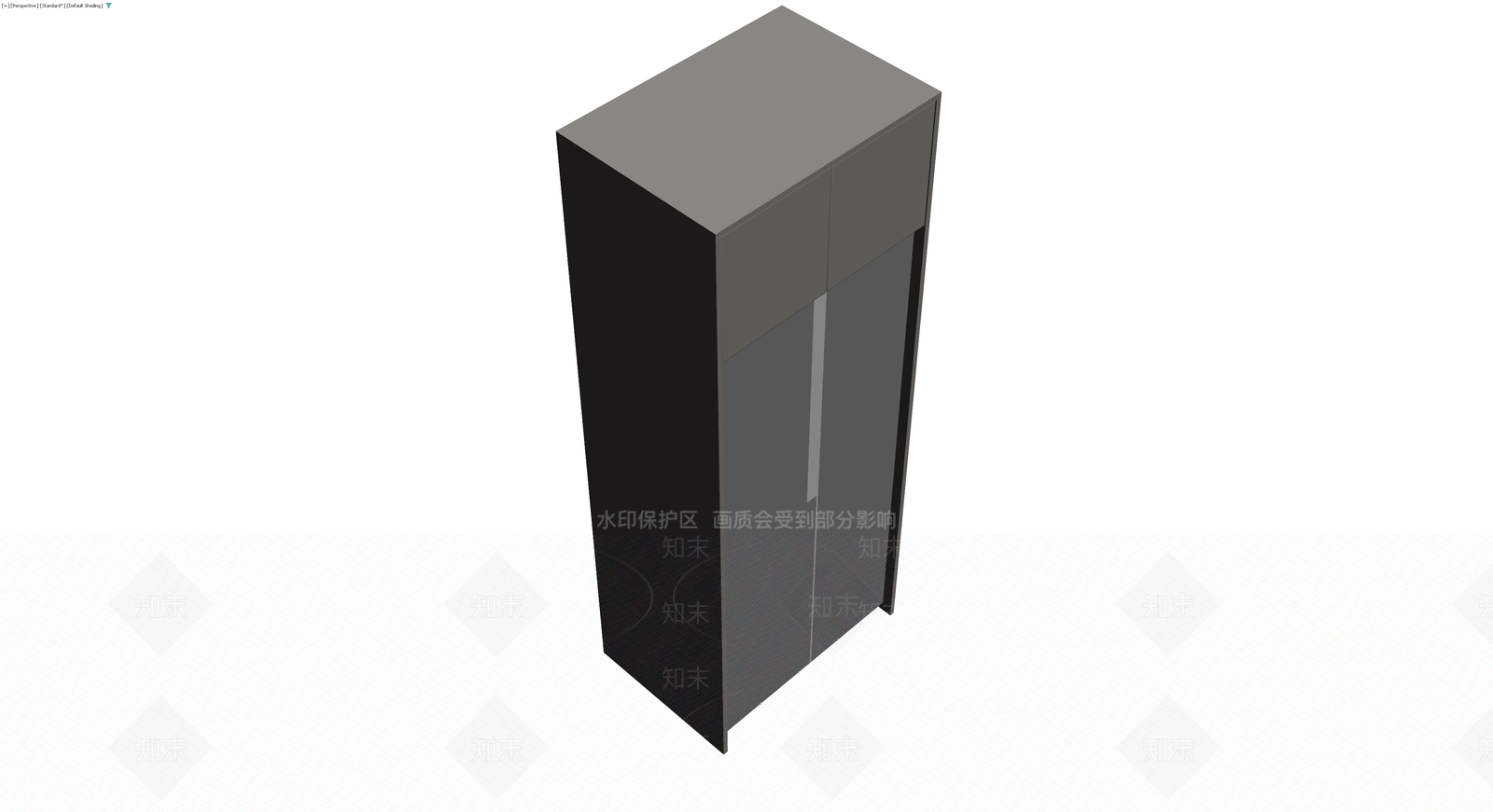 灰色多门冰箱模型3D模型下载【ID:1230165500】