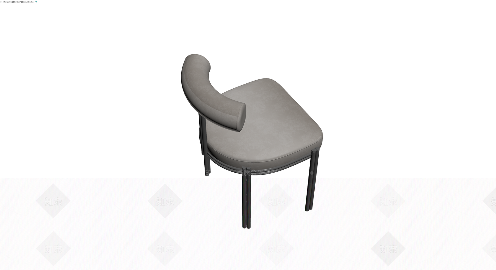 现代风格软包扶手椅3D模型下载【ID:1230624445】