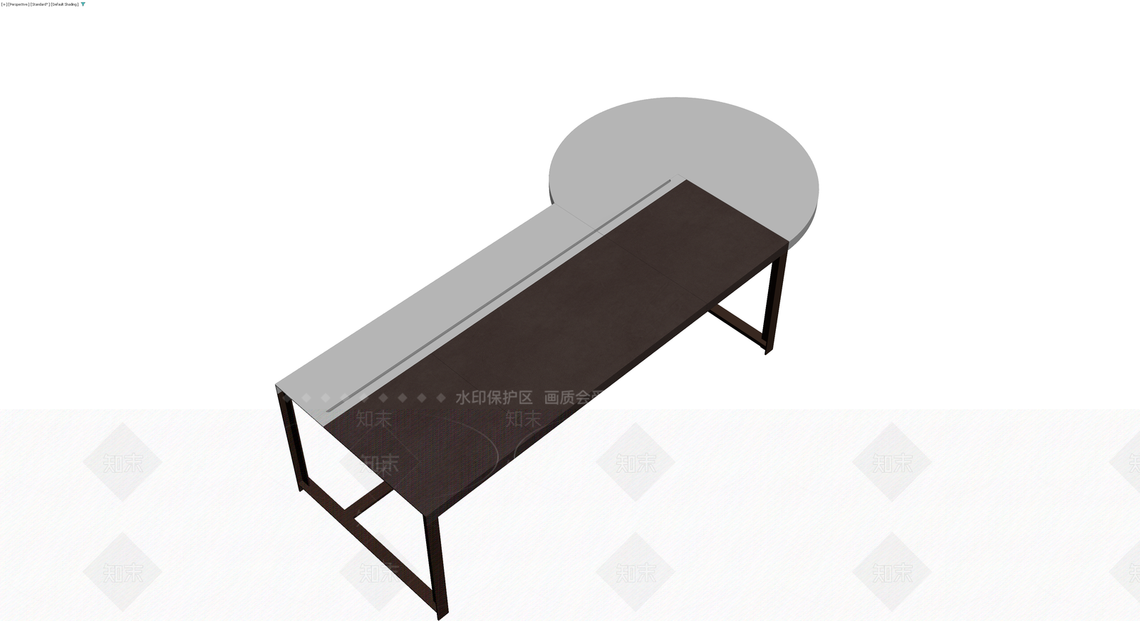 灰模组合餐桌3D模型下载【ID:1230791532】