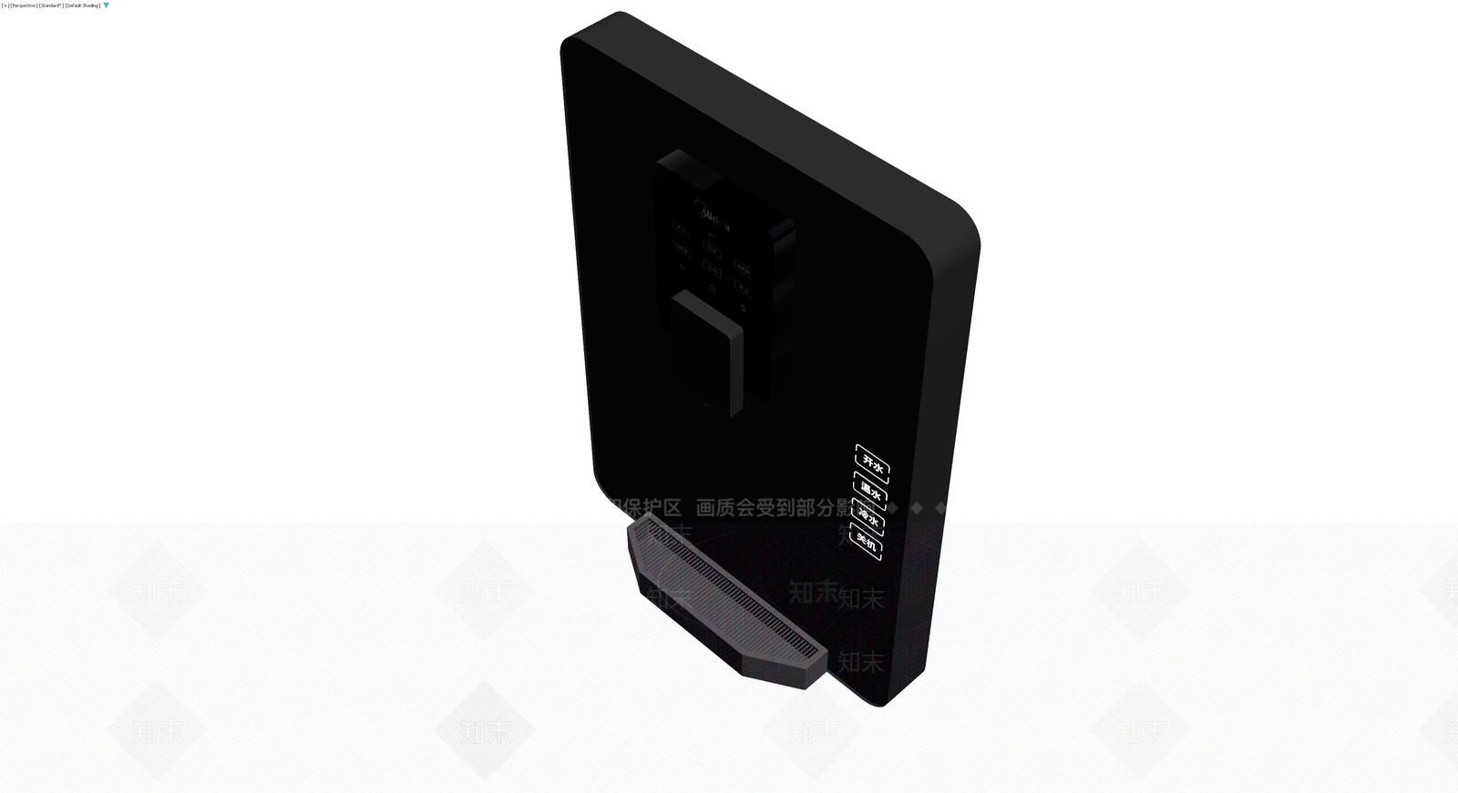黑色智能管线机3D模型下载【ID:1229933128】