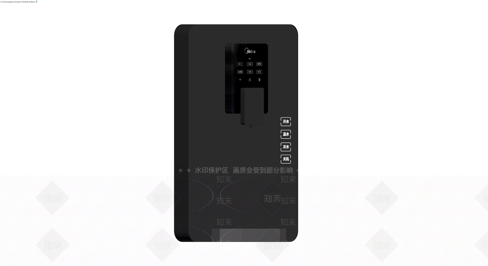 黑色智能管线机3D模型下载【ID:1229933128】