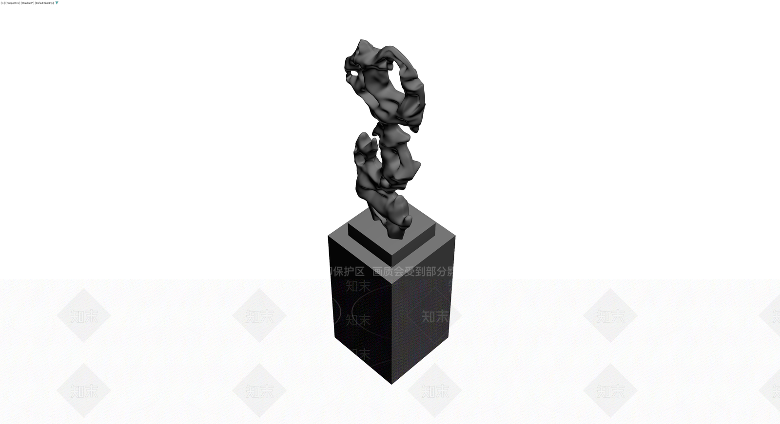 抽象雕塑摆件3D模型下载【ID:1230775878】