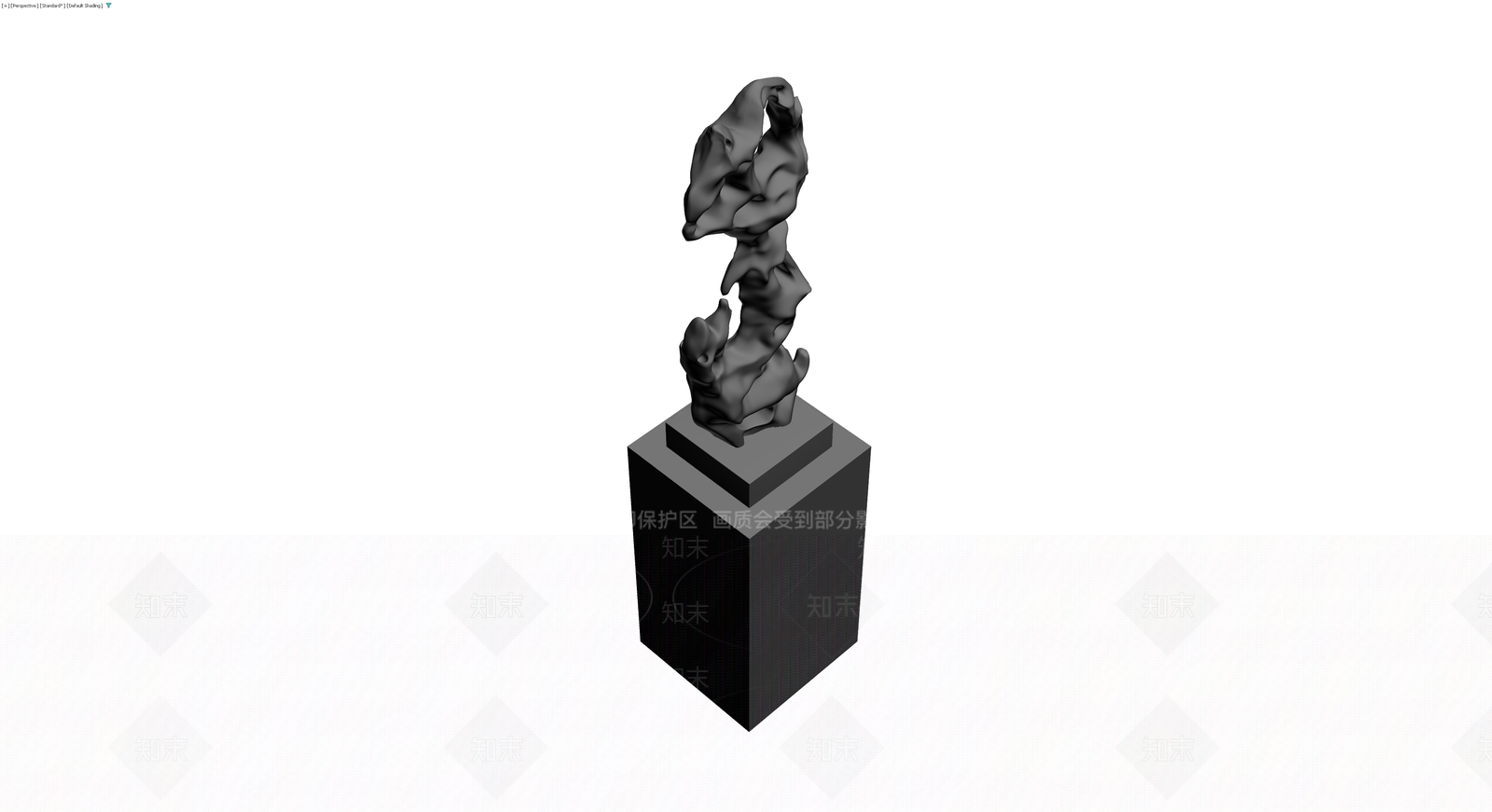 抽象雕塑摆件3D模型下载【ID:1230775878】