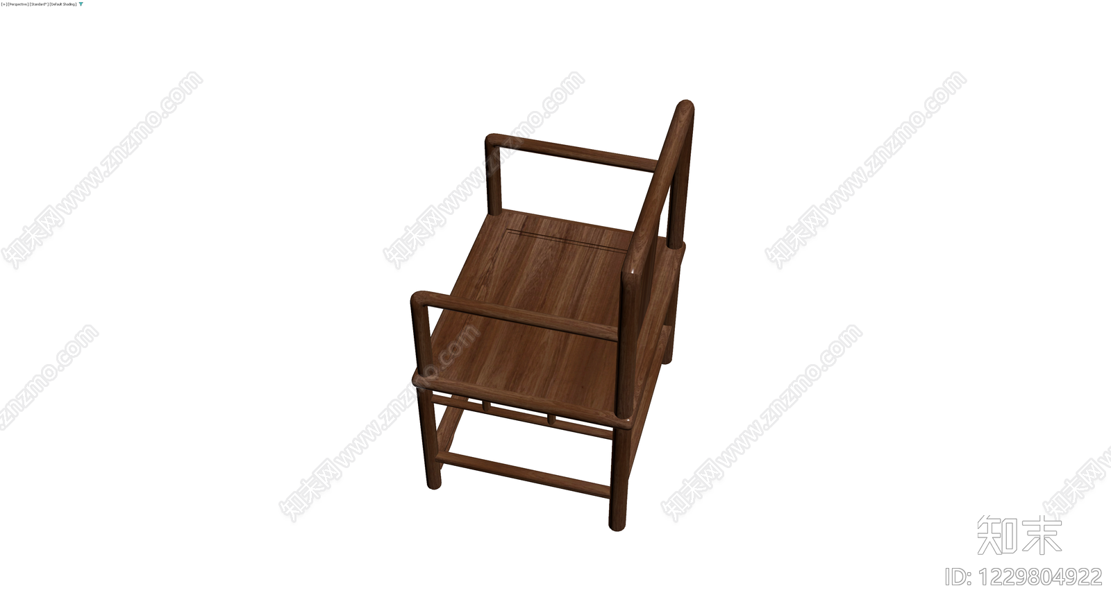 中式木质圈椅模型3D模型下载【ID:1229804922】