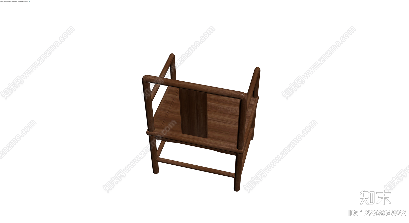 中式木质圈椅模型3D模型下载【ID:1229804922】