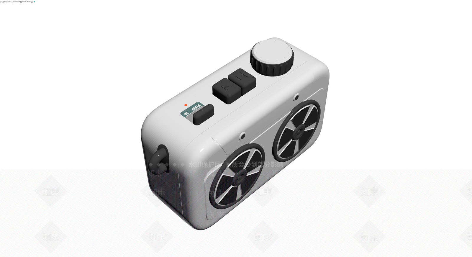复古造型收音机3D模型下载【ID:1230391924】
