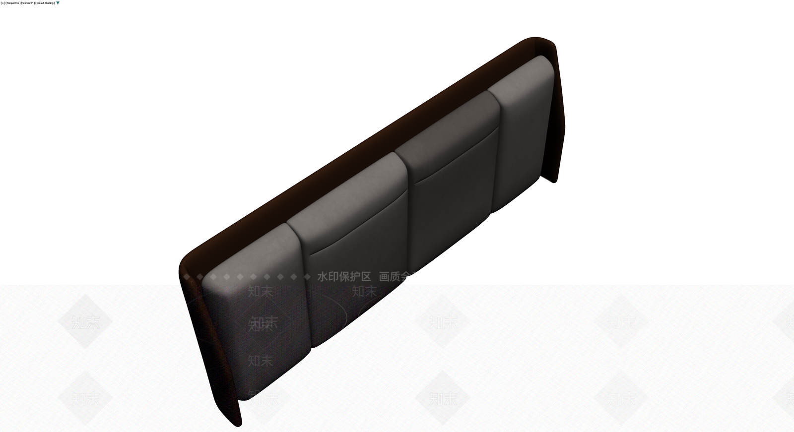 四座深灰皮质沙发3D模型下载【ID:1230758262】
