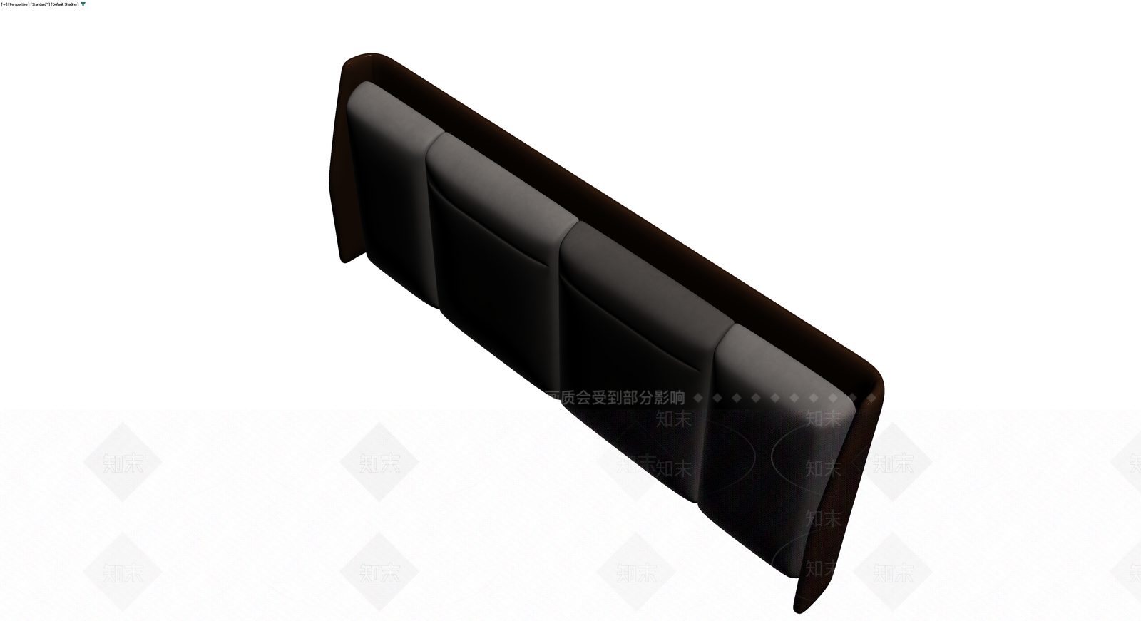 四座深灰皮质沙发3D模型下载【ID:1230758262】