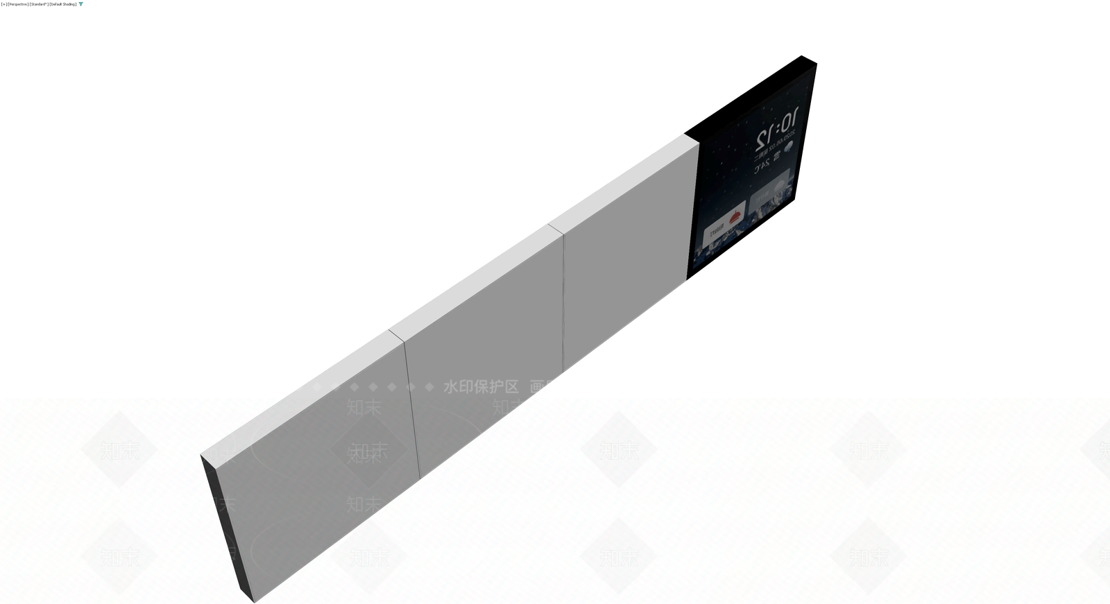 智能面板与开关组合3D模型下载【ID:1229896793】