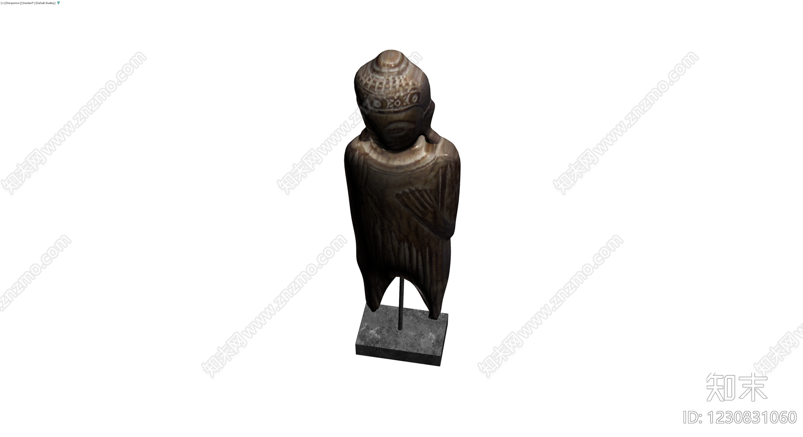 站立人物雕塑模型3D模型下载【ID:1230831060】