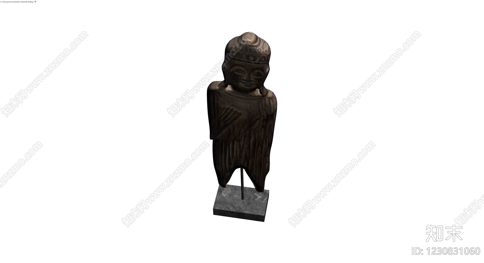 站立人物雕塑模型3D模型下载【ID:1230831060】