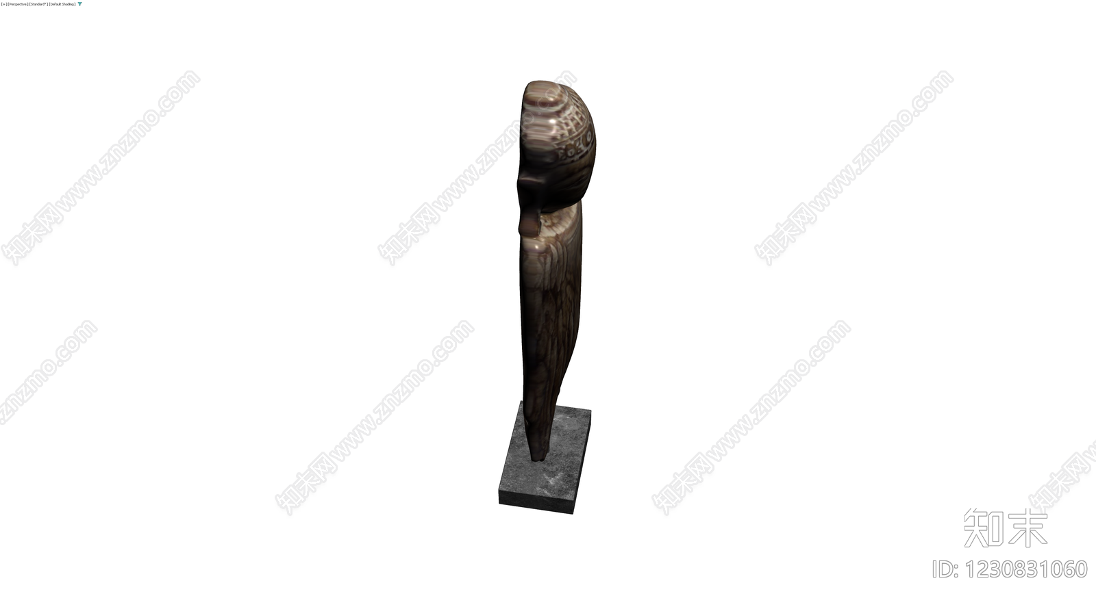 站立人物雕塑模型3D模型下载【ID:1230831060】