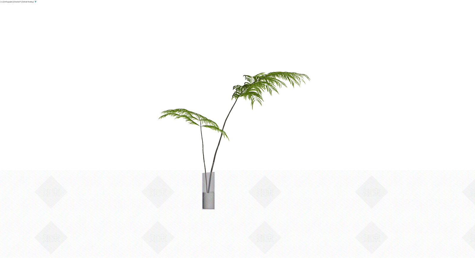 盆栽蕨类植物模型3D模型下载【ID:1230330647】