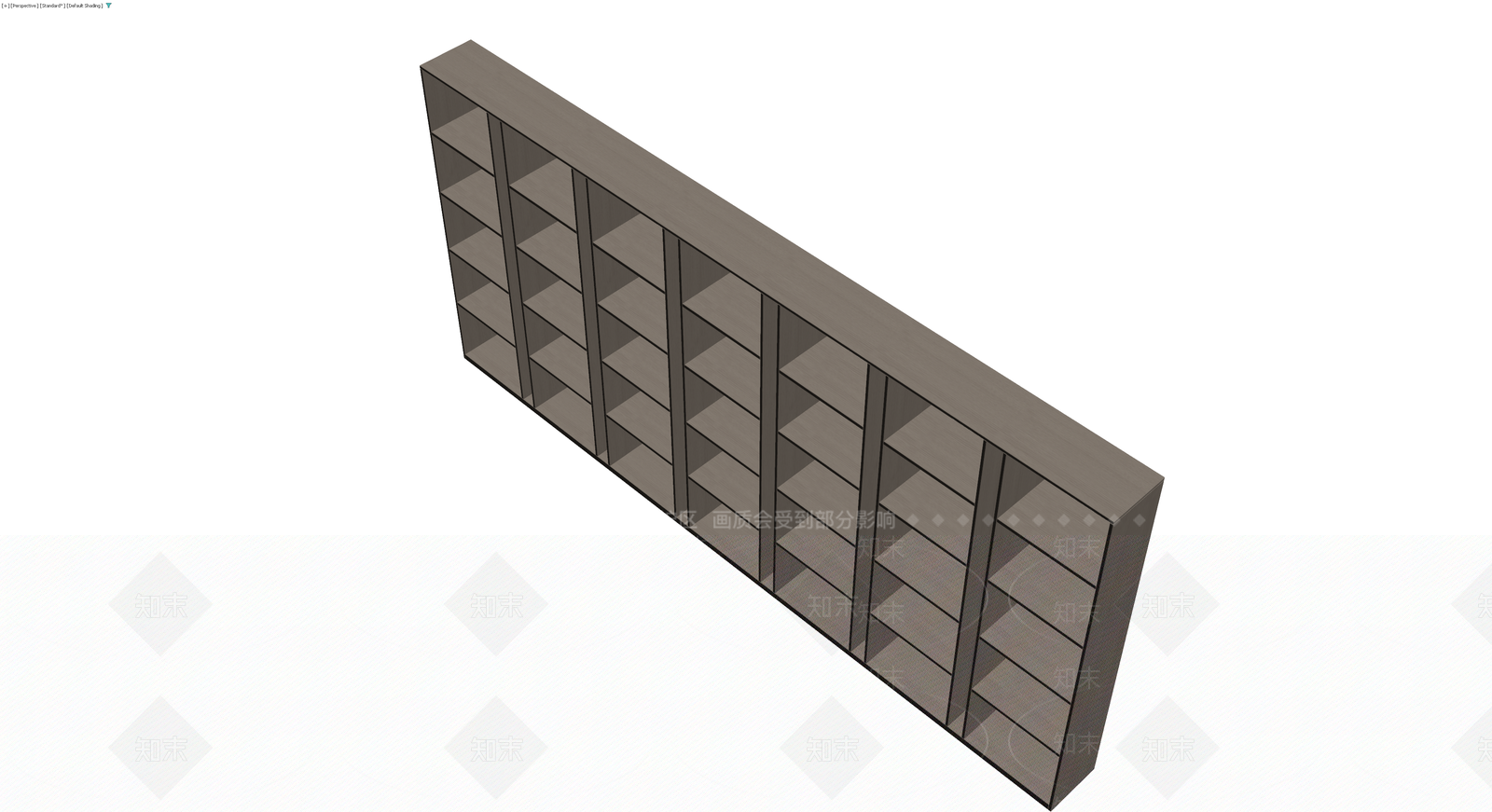 长排木质储物柜3D模型下载【ID:1230706791】